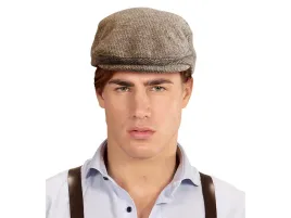 brazowy-beret-angielski-plaski-1-szt