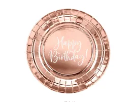 talerzyki-papierowe-na-urodziny-happy-birthday-rozowe-zloto-18-cm-6-szt