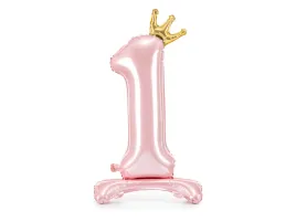 balon-foliowy-stojacy-cyfra-1-rozowa-z-korona-84-cm-1-szt