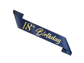 szarfa-urodzinowa-18th-birthday-granatowa-1-szt