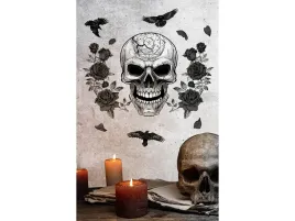 dekoracja-na-sciane-czaszka-na-halloween