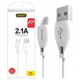 dudao-przewod-kabel-usb-typ-c-1m-do-ladowania-i-transmisji-danych-bialy