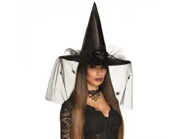 kapelusz-czarownicy-czarny-z-woalka-na-halloween-1-szt