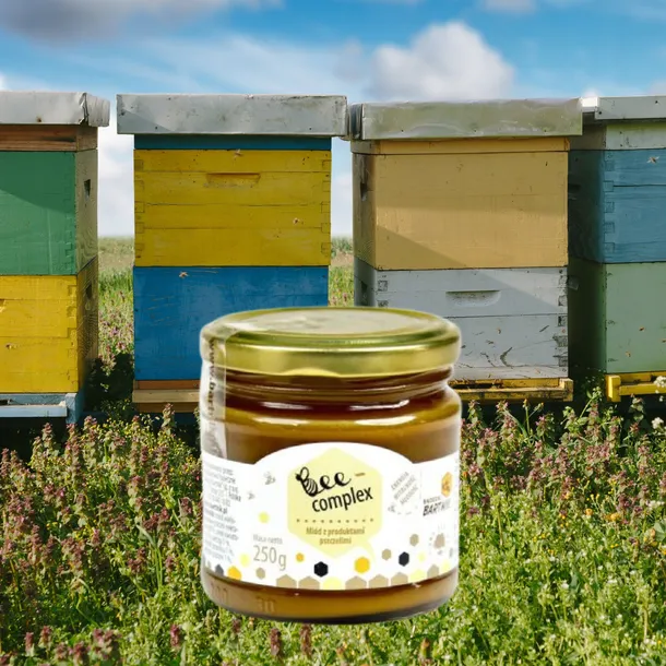 sadecki-bartnik-bee-complex-miod-pylek-pierzga-propolis-250-g-miody-odmianowe-wielokwiatowy
