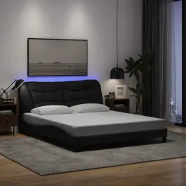 vidaxl-rama-lozka-z-oswietleniem-led-bez-materaca-czarna-160x200-cm