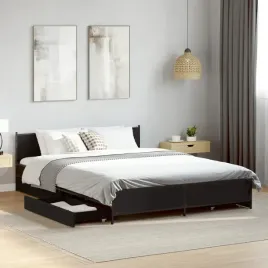 vidaxl-rama-lozka-z-szufladami-czarna-135x190-cm