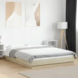 vidaxl-rama-lozka-dab-sonoma-135x190-cm-material-drewnopochodny