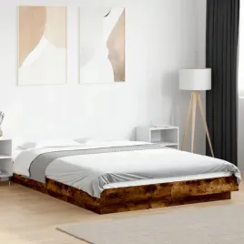 vidaxl-rama-lozka-z-led-przydymiony-dab-120x190-cm