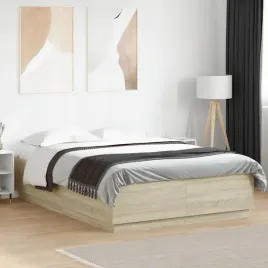 vidaxl-rama-lozka-z-led-dab-sonoma-150x200-cm