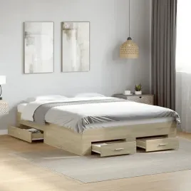 vidaxl-rama-lozka-z-szufladami-dab-sonoma-135x190-cm