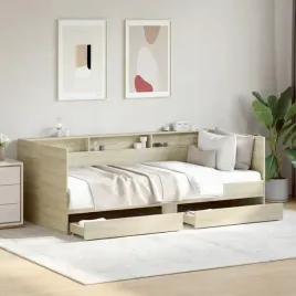 vidaxl-lozko-dzienne-z-szufladami-bez-materaca-dab-sonoma-100x200-cm
