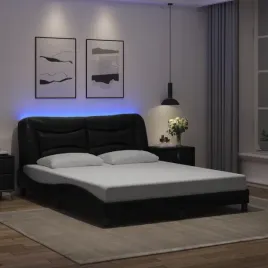 vidaxl-rama-lozka-z-led-czarna-160x200-cm-sztuczna-skora