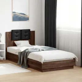 vidaxl-rama-lozka-z-wezglowiem-i-led-brazowy-dab-100x200-cm