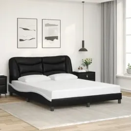 vidaxl-rama-lozka-z-zaglowkiem-czarno-biala-160x200-cm-ekoskora
