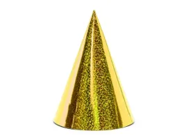 czapeczki-holograficzne-zolte-6-szt