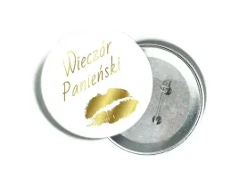 przypinka-biala-ze-zlotym-napisem-i-ustami-na-wieczor-panienski