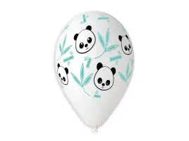 balony-pastelowe-panda-i-bambus-33-cm-5-szt