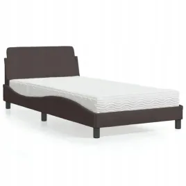 vidaxl-lozko-z-materacem-brazowe-100x200-cm-obite-tkanina