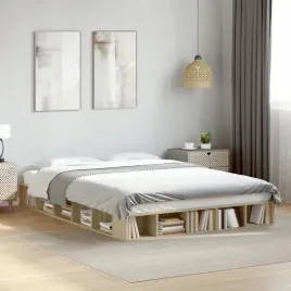 vidaxl-rama-lozka-dab-sonoma-160x200-cm-material-drewnopochodny