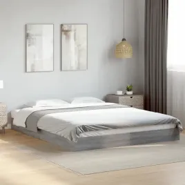 vidaxl-rama-lozka-bez-materaca-szary-sonoma-160x200cm-drewno-klejone