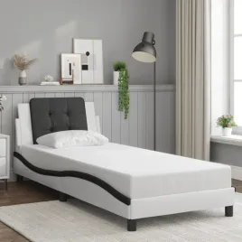vidaxl-rama-lozka-z-zaglowkiem-bialo-czarna-100x200-cm-ekoskora