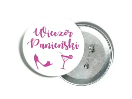 przypinka-biala-z-rozowym-napisem-i-grafika-na-wieczor-panienski