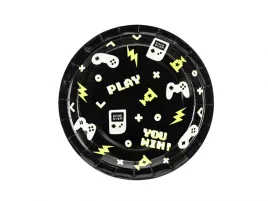 talerzyki-papierowe-na-urodziny-gamer-23-cm-6-szt