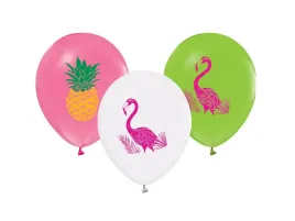 balony-urodzinowe-flamingi-i-ananasy-30-cm-5-szt