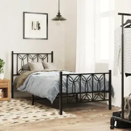 vidaxl-metalowa-rama-lozka-z-wezglowiem-i-zanozkiem-czarna-90x200-cm