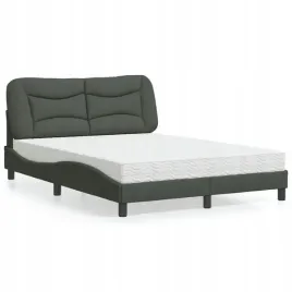 vidaxl-lozko-z-materacem-ciemnoszare-140x190-cm-obite-tkanina