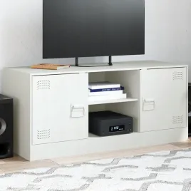 vidaxl-szafka-pod-telewizor-biala-99x39x44-cm-stalowa