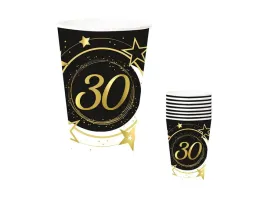 kubeczki-papierowe-na-trzydzieste-urodziny-czarne-240-ml-6-szt