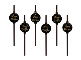 slomki-czarne-sparkling-happy-new-year-6-szt