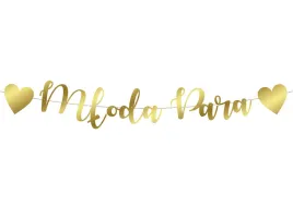 baner-z-napisem-mloda-para-zloty-120-cm-1-szt