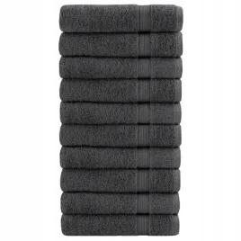 vidaxl-reczniki-premium-solund-10-szt-antracytowe-70x140-cm