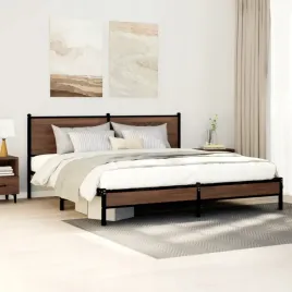 vidaxl-metalowa-rama-lozka-bez-materaca-brazowy-dab-180x200-cm