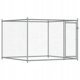 klatka-dla-psa-z-drzwiami-szara-2x2x15-m-stal