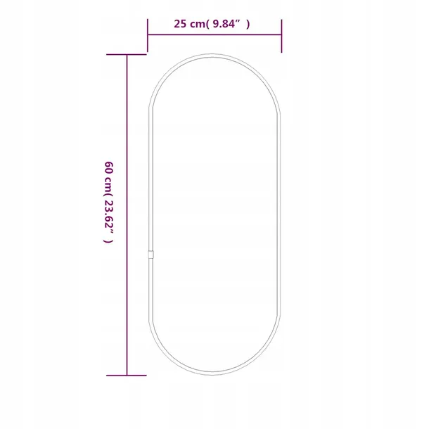lustro-scienne-czarne-60x25-cm-owalne-stan-nowy-waga-z-opakowaniem-1-kg