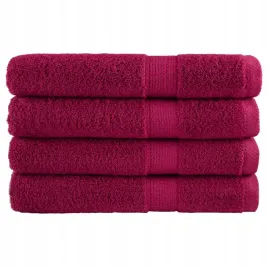 vidaxl-reczniki-premium-solund-4-szt-bordowe-100x200-cm-600-g-cm