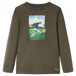 koszulka-dziecieca-z-dlugimi-rekawami-khaki-104