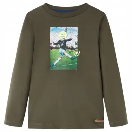 koszulka-dziecieca-z-dlugimi-rekawami-khaki-104