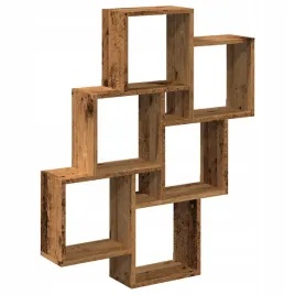 polka-scienna-w-formie-kostek-stare-drewno-78x15x93-cm