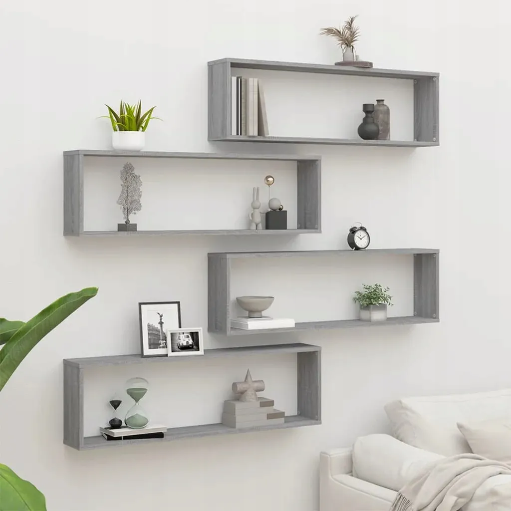 polki-scienne-4-szt-szary-dab-sonoma-100x15x30-cm