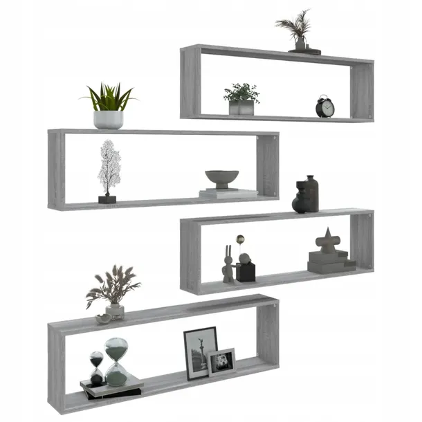 polki-scienne-4-szt-szary-dab-sonoma-100x15x30-cm-wysokosc-mebla-1-cm
