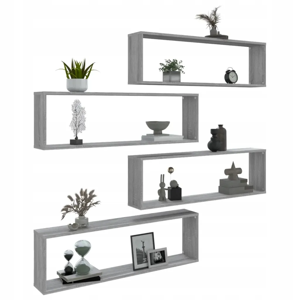polki-scienne-4-szt-szary-dab-sonoma-100x15x30-cm