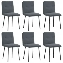 krzesla-stolowe-6-szt-ciemnoszare-obite-aksamitem