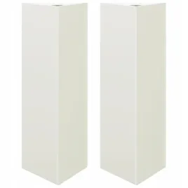 donice-ogrodowe-2-szt-biale-trojkatne-30x2