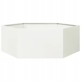 donica-ogrodowa-biala-szesciokatna-138x120x45-cm-stalowa