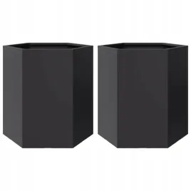 donice-ogrodowe-2-szt-czarne-szesciokatne-46x40x45cm-stal