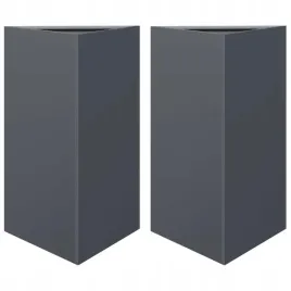 donice-ogrodowe-2-szt-antracytowe-trojkatne-50x43x75-cm